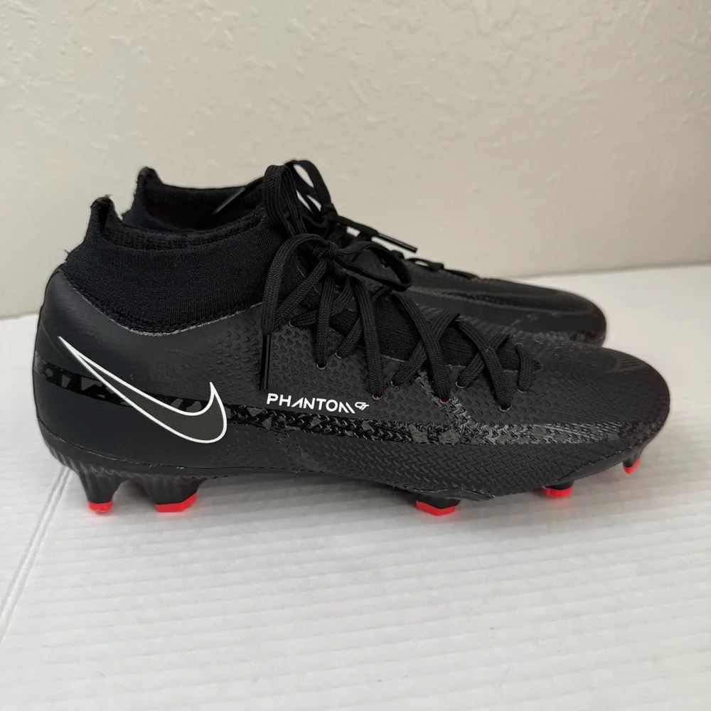 New Nike Phantom GT2 Pro Dynamic fit FG soccer cleats black gray 5.5 M / 7 W - Picture 10 of 10